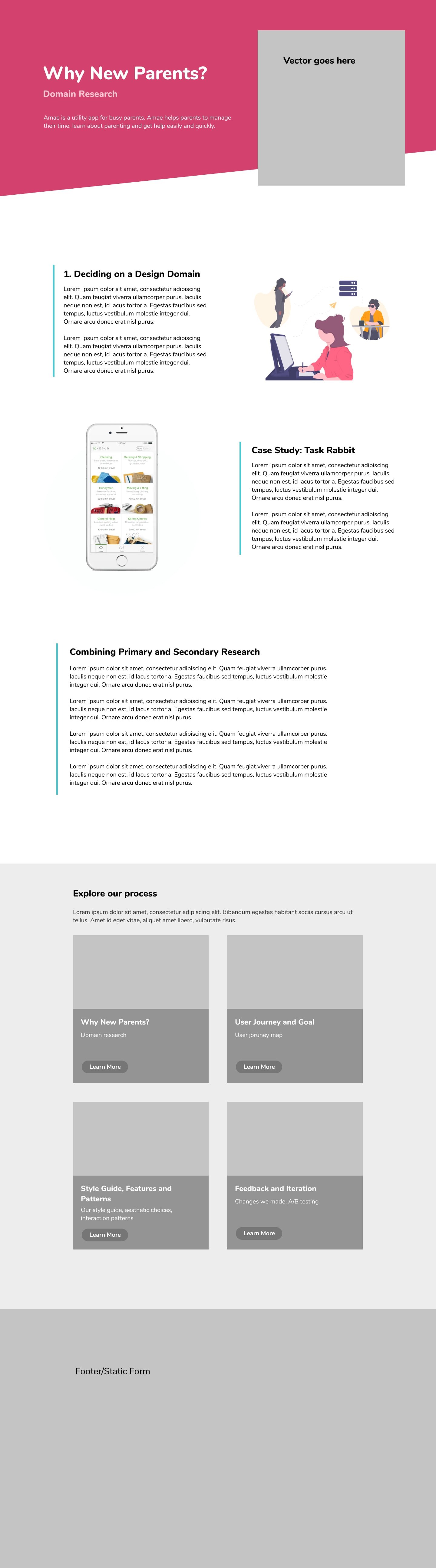 amae – site concept