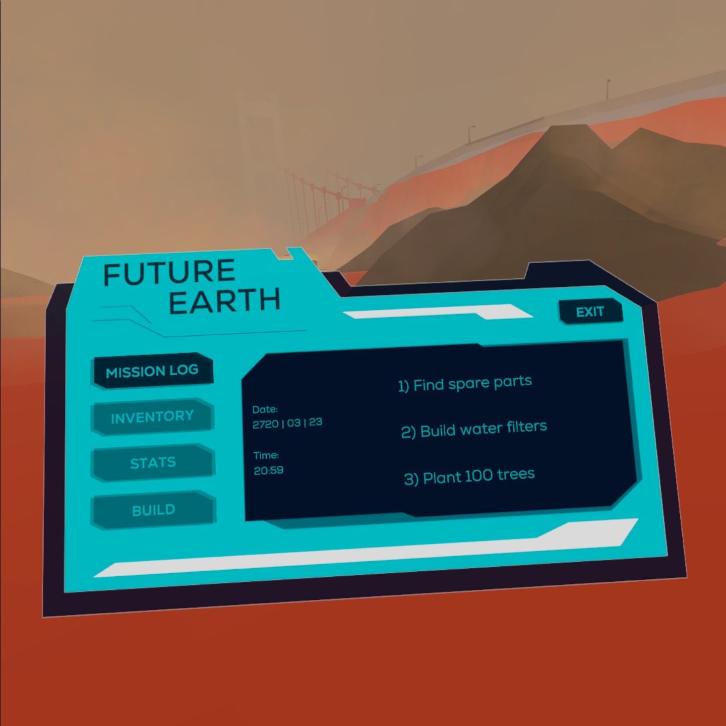 future Earth – hud1